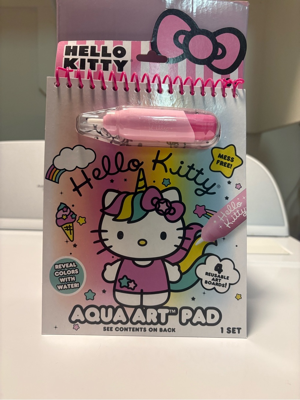 Hello Kitty Pink Unicorn Aqua Art Pad - Multicolor